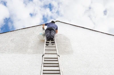 Peinture extérieure à Aluze — façades et ravalement